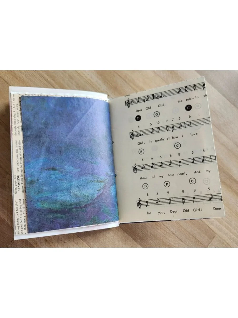 Handmade Junk Journal Booklet 60 pages Peace On Earth